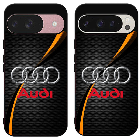 Audi Logo Carbon Google Pixel 9 | 9 Pro | 9 Pro XL Case