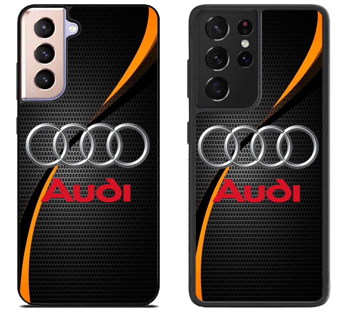 Audi Logo Carbon Samsung Galaxy S21 | S21 FE | S21+ | S21 Ultra Case