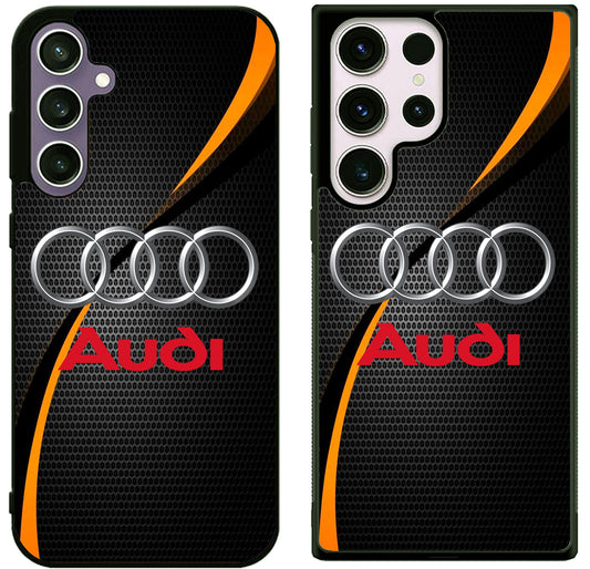 Audi Logo Carbon Samsung Galaxy S25 | S25+ | S25 Ultra Case