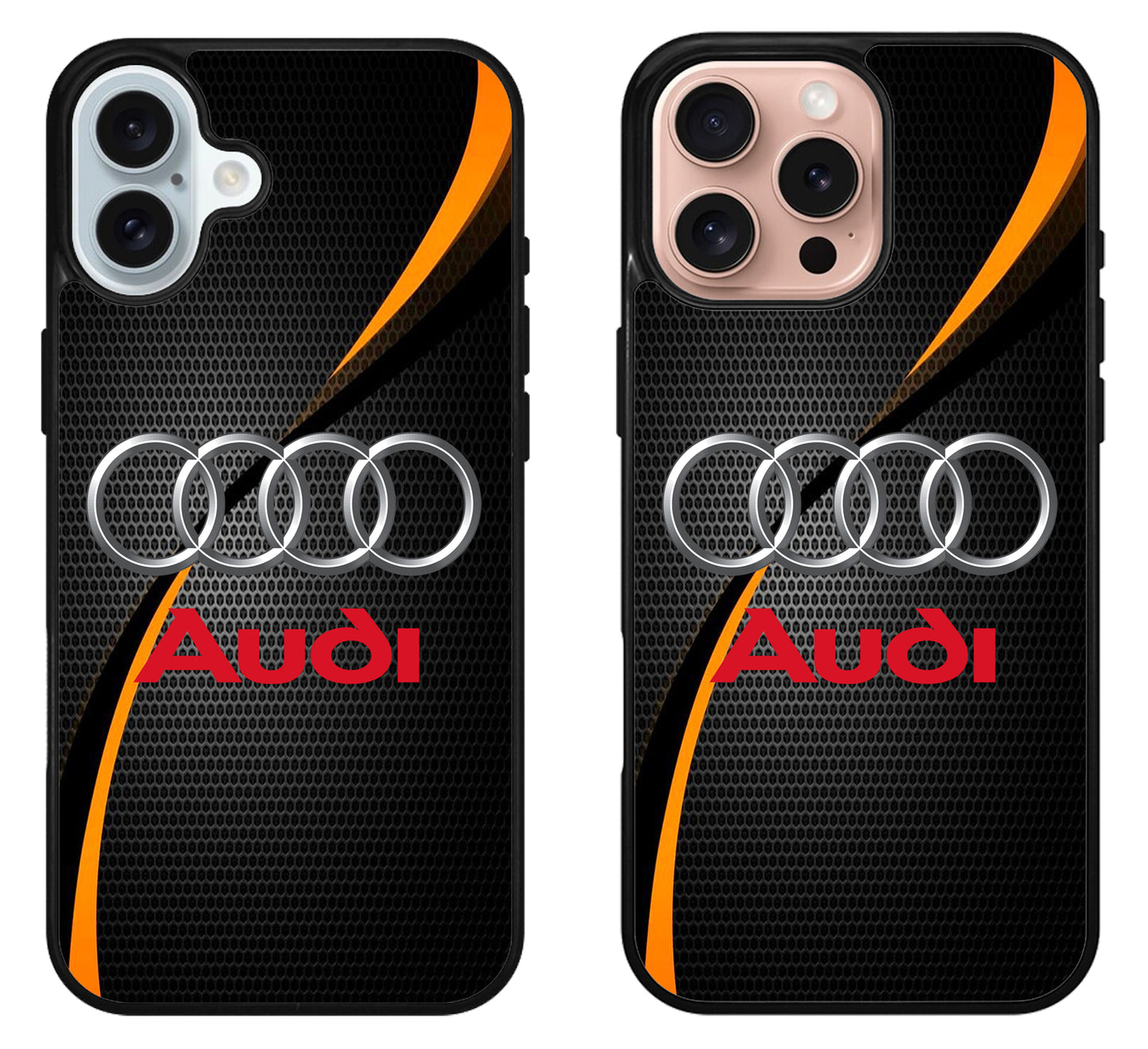 Audi Logo Carbon iPhone 16 | 16 Plus | 16 Pro | 16 Pro Max Case