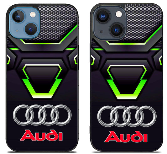 Audi Logo Metallic iPhone 15 | iPhone 15 Plus Case