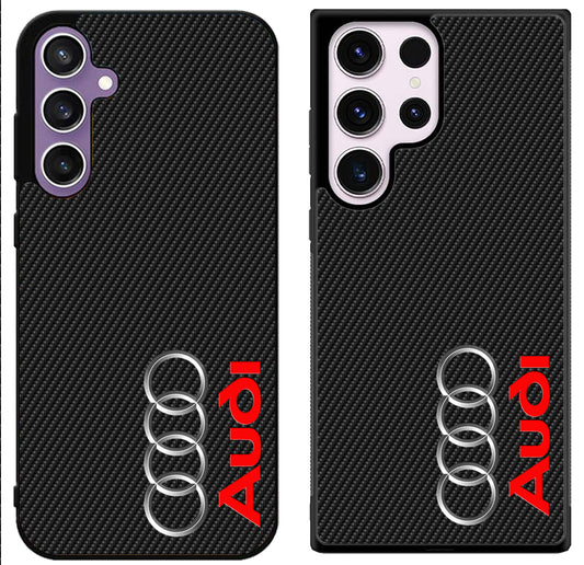 Audi Logo Wallpaper Samsung Galaxy S24 | S24+ | S24 Ultra Case