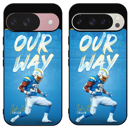 Austin Ekeler Los Angeles Chargers Google Pixel 9 | 9 Pro | 9 Pro XL Case