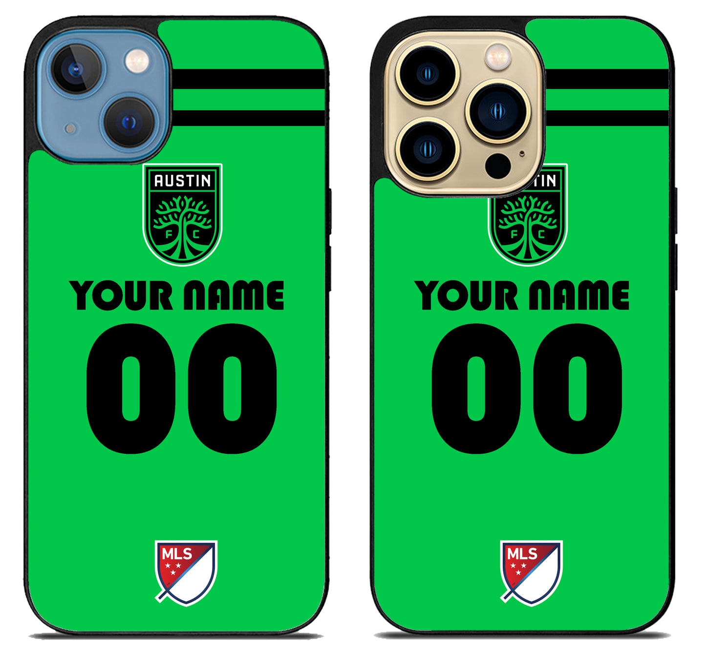 Custom Personalized Austin FC MLS iPhone 14 | 14 Plus | 14 Pro | 14 Pro Max Case