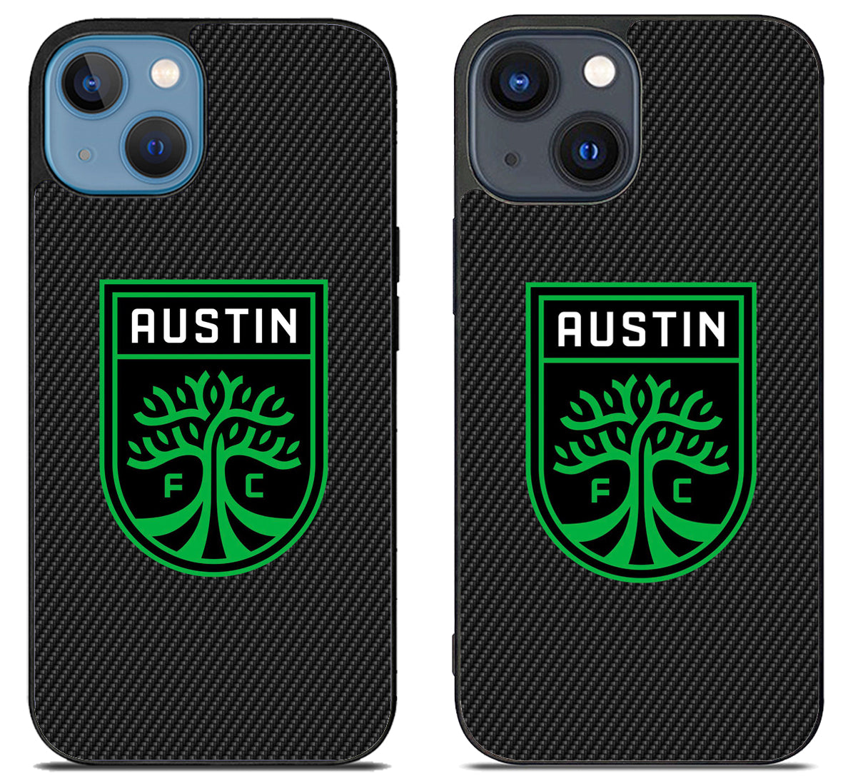 Austin FC Black Carbon iPhone 15 | iPhone 15 Plus Case