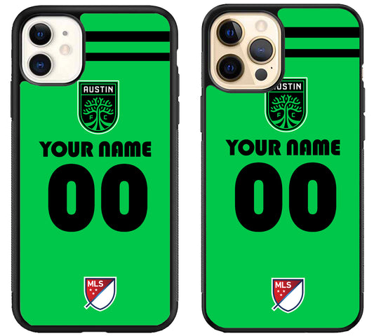 Custom Personalized Austin FC MLS iPhone 12 | 12 Mini | 12 Pro | 12 Pro Max Case