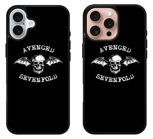 Avenged Sevenfold Black iPhone 16 | 16 Plus | 16 Pro | 16 Pro Max Case