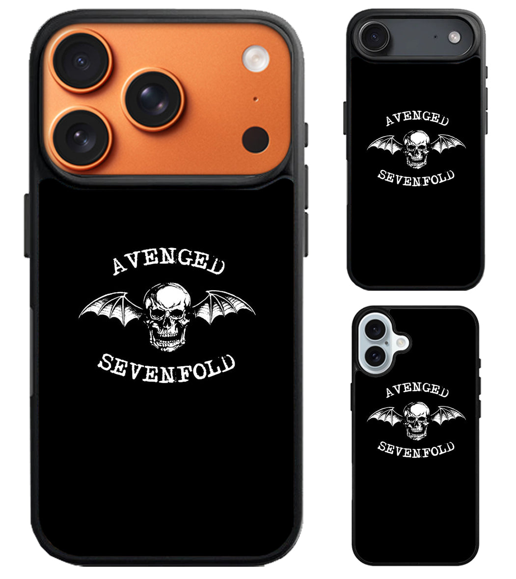 Avenged Sevenfold Black iPhone Air | iPhone 17 | 17 Pro | 17 Pro Max Case