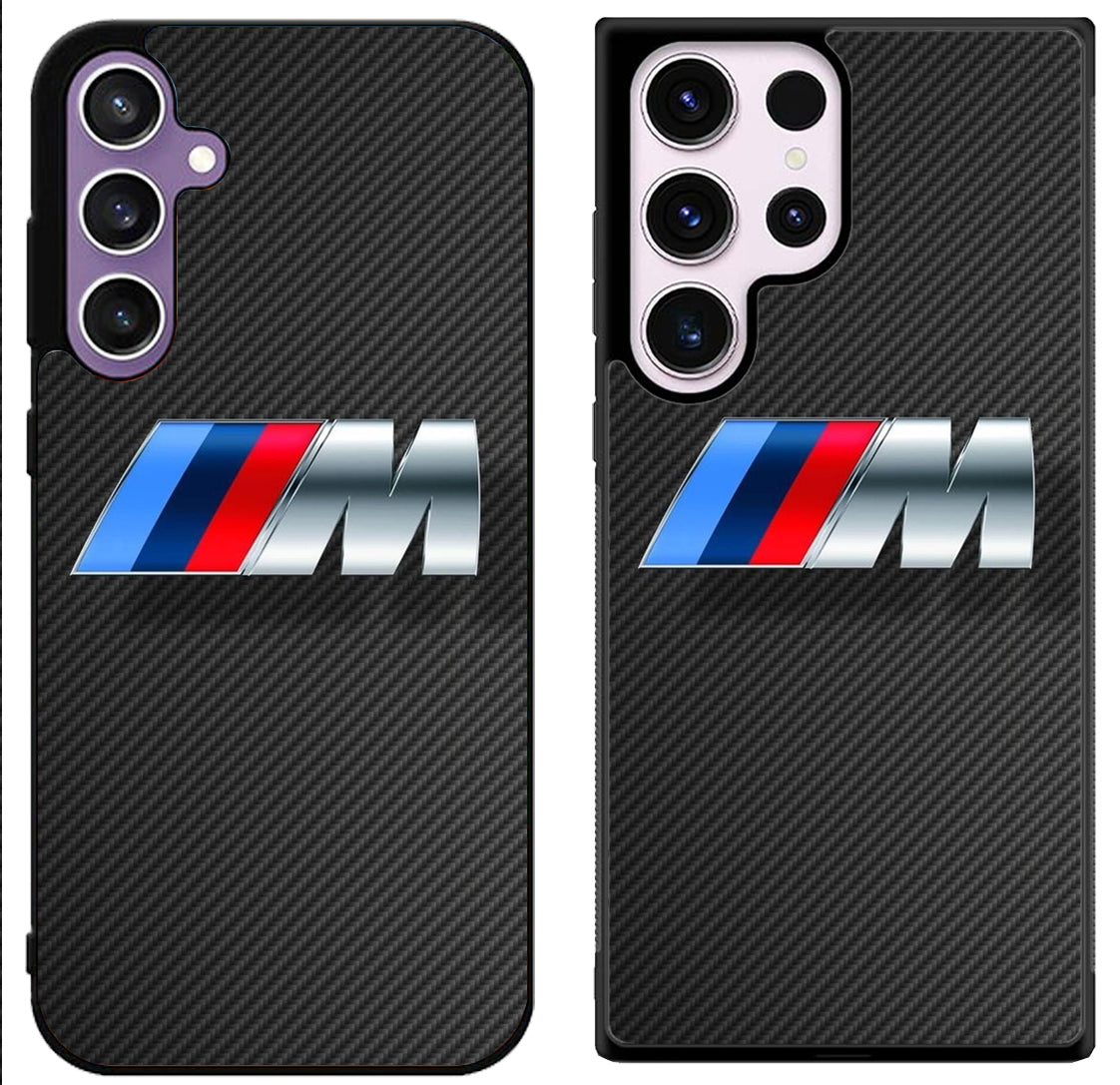 BMW Logo Black Carbon Samsung Galaxy S24 | S24+ | S24 Ultra Case