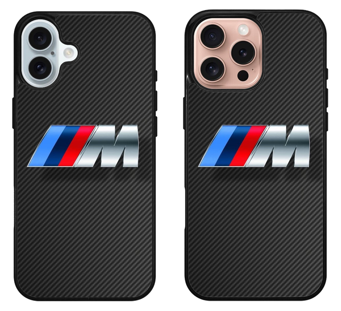 BMW Logo Black Carbon iPhone 16 | 16 Plus | 16 Pro | 16 Pro Max Case