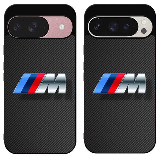 BMW Logo Black Carbon Google Pixel 9 | 9 Pro | 9 Pro XL Case