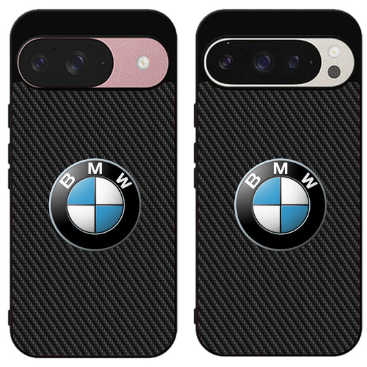 BMW Logo Carbon Google Pixel 9 | 9 Pro | 9 Pro XL Case