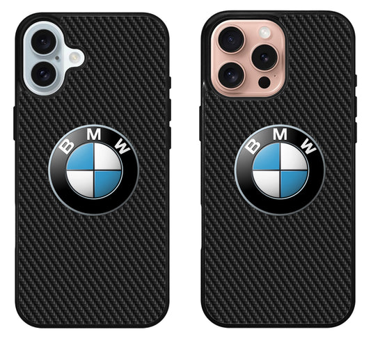 BMW Logo Carbon iPhone 16 | 16 Plus | 16 Pro | 16 Pro Max Case