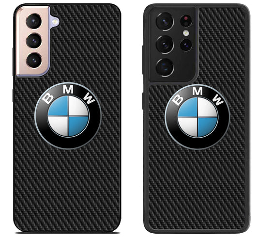 BMW Logo Carbon Samsung Galaxy S21 | S21 FE | S21+ | S21 Ultra Case