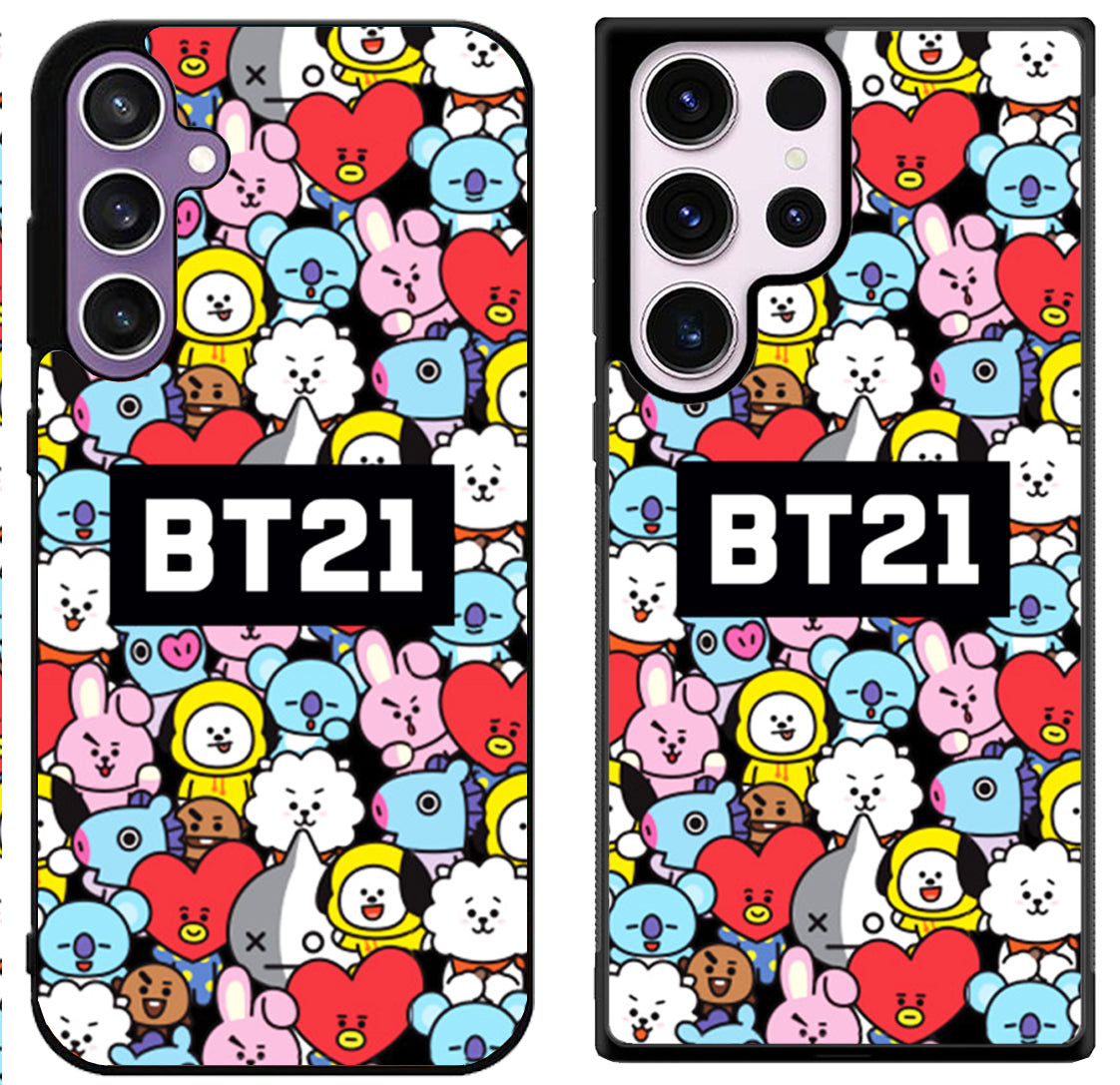 BTS BT21 Character Samsung Galaxy S24 | S24+ | S24 Ultra Case – Saloreea