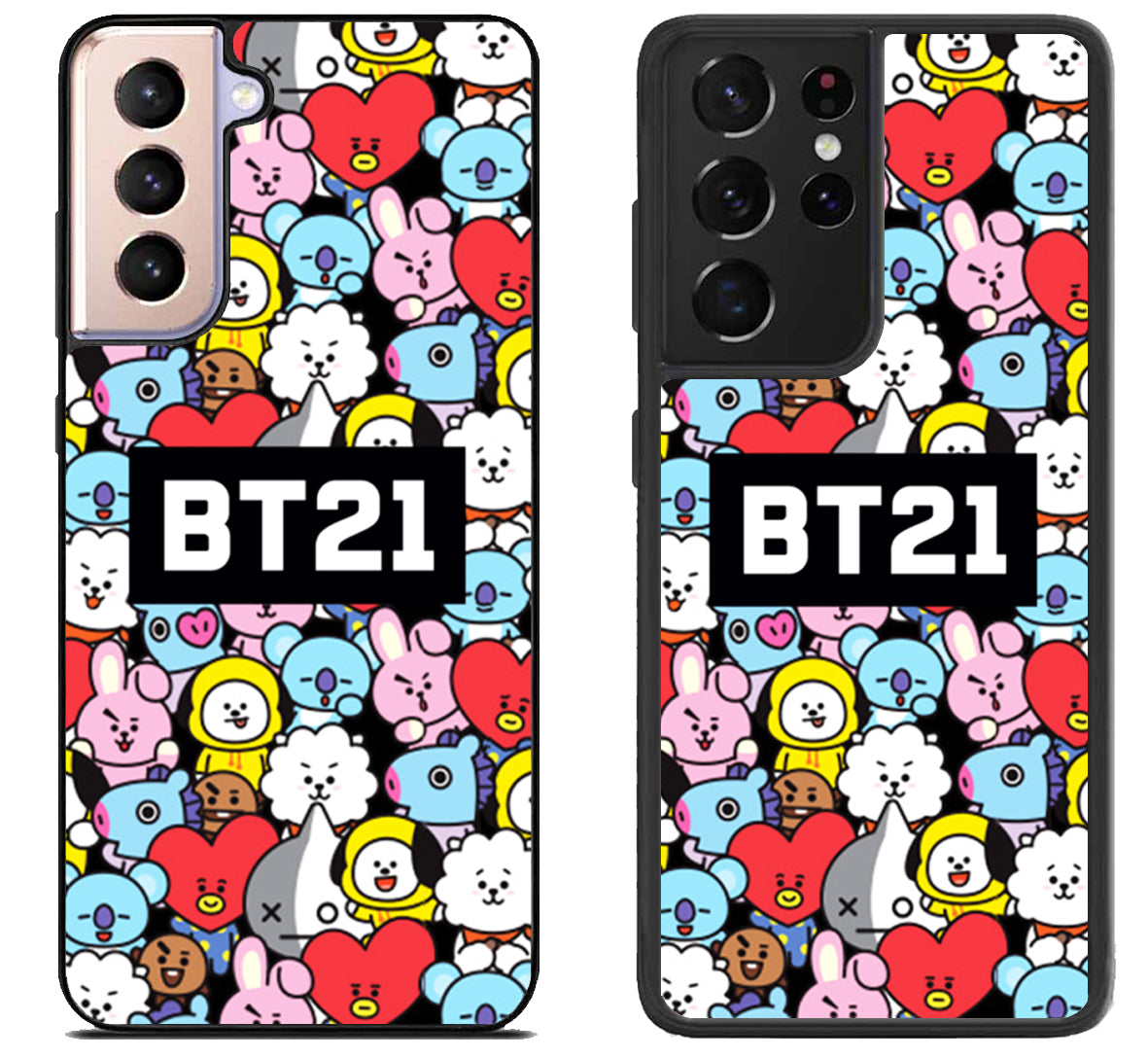 BTS BT21 Character Samsung Galaxy S21 | S21 FE | S21+ | S21 Ultra Case