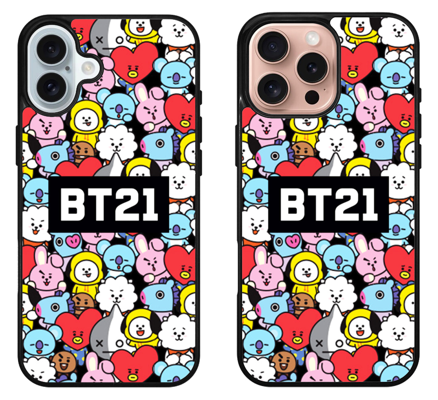 BTS BT21 Character iPhone 16 | 16 Plus | 16 Pro | 16 Pro Max Case