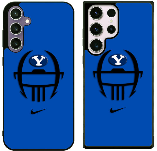 BYU Cougars Cover Logo Samsung Galaxy S25 | S25+ | S25 Ultra Case