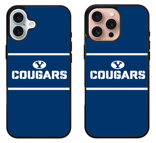 BYU Cougars Football Logo iPhone 16 | 16 Plus | 16 Pro | 16 Pro Max Case