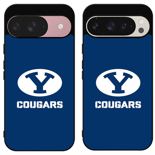 BYU Cougars Logo Blue Google Pixel 9 | 9 Pro | 9 Pro XL Case