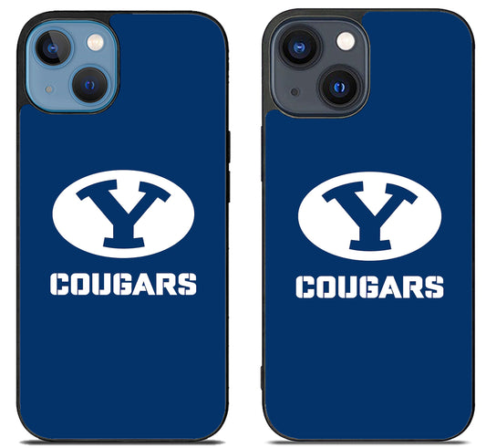 BYU Cougars Logo Blue iPhone 15 | iPhone 15 Plus Case