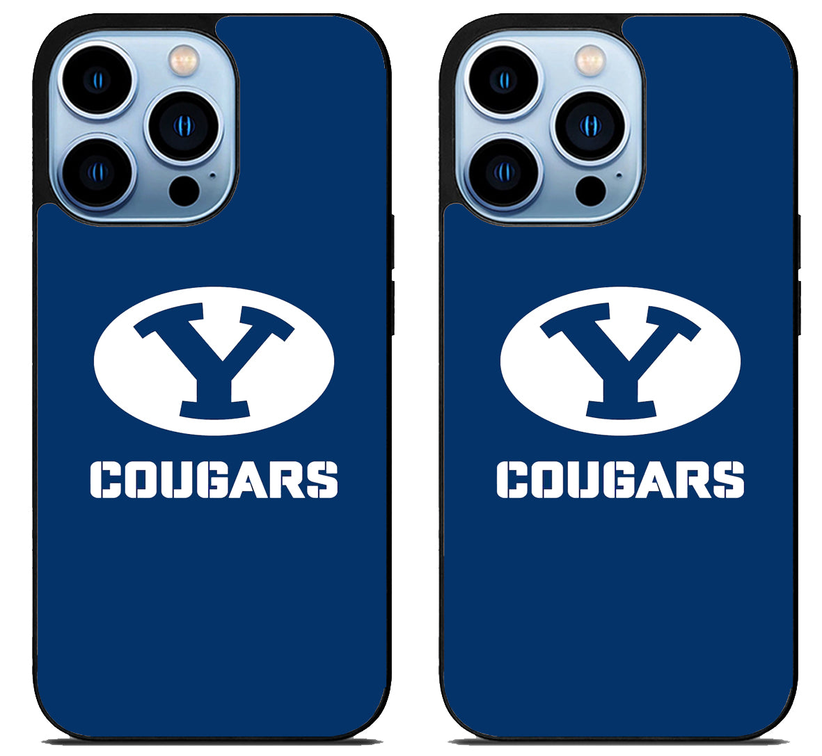 BYU Cougars Logo Blue iPhone 15 Pro | iPhone 15 Pro Max Case