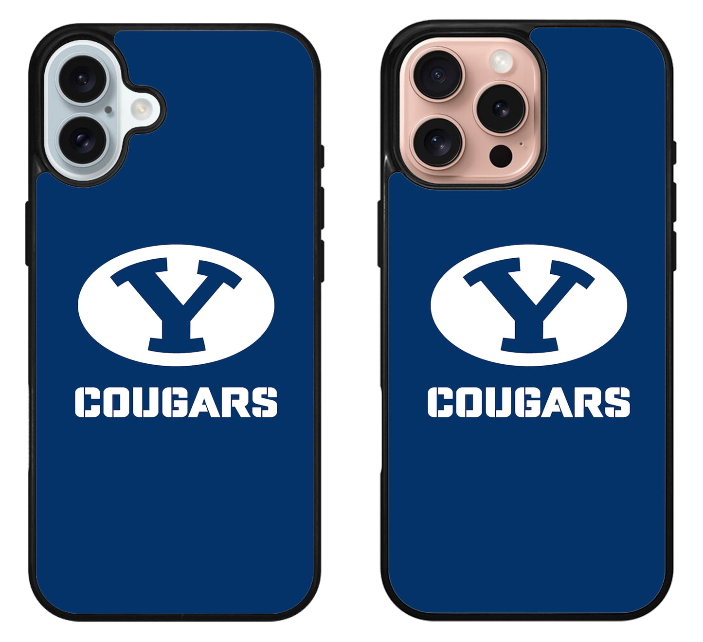 BYU Cougars Logo Blue iPhone 16 | 16 Plus | 16 Pro | 16 Pro Max Case