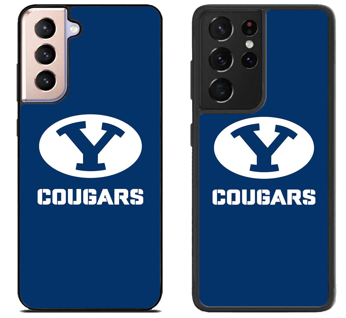 BYU Cougars Logo Blue Samsung Galaxy S21 | S21 FE | S21+ | S21 Ultra Case