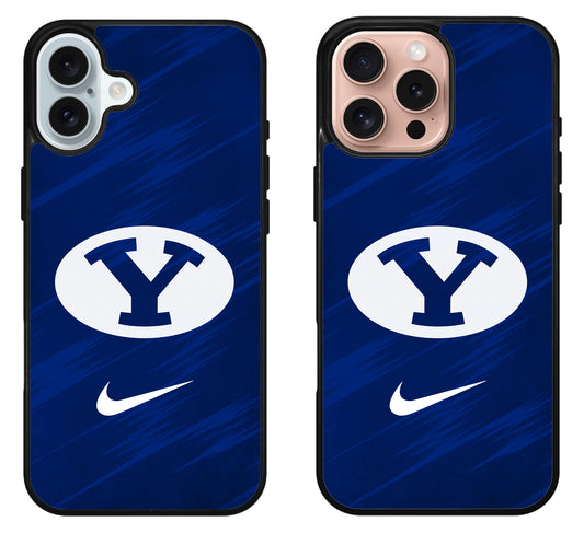 BYU Cougars Logo iPhone 16 | 16 Plus | 16 Pro | 16 Pro Max Case