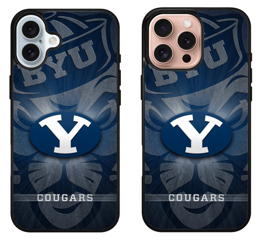 BYU Cougars Wallpaper iPhone 16 | 16 Plus | 16 Pro | 16 Pro Max Case