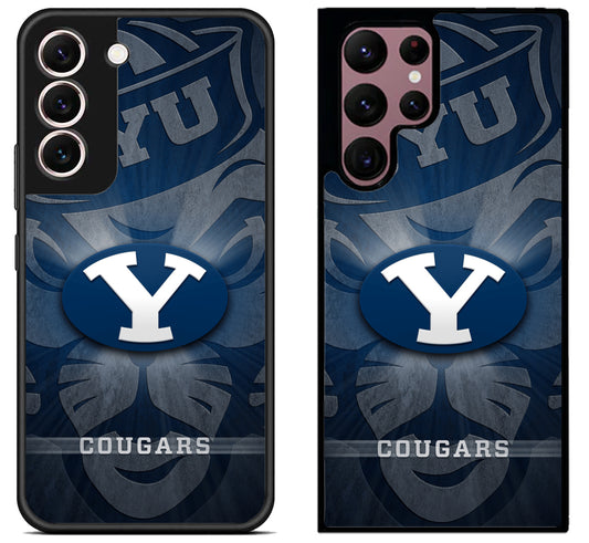 BYU Cougars Wallpaper Mascot Samsung Galaxy S22 | S22+ | S22 Ultra Case