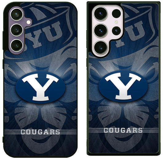 BYU Cougars Wallpaper Samsung Galaxy S25 | S25+ | S25 Ultra Case