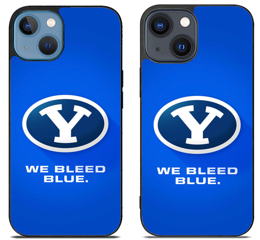 BYU Cougars We Bleed Blue iPhone 15 | iPhone 15 Plus Case