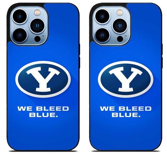 BYU Cougars We Bleed Blue iPhone 15 Pro | iPhone 15 Pro Max Case