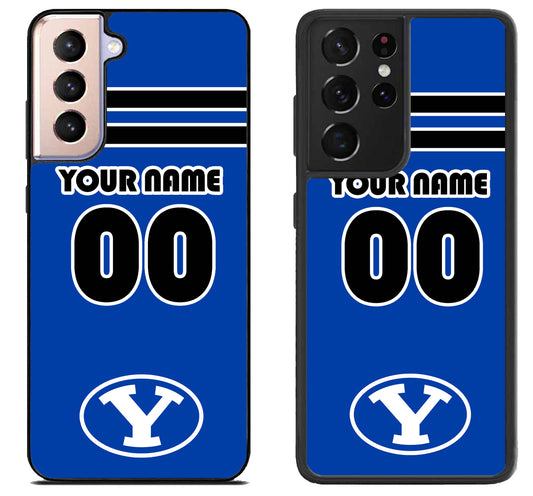 Custom Personalized BYU Cougars Samsung Galaxy S21 | S21 FE | S21+ | S21 Ultra Case