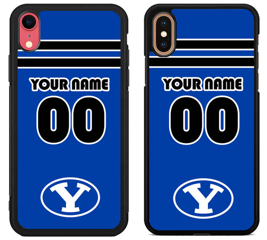 Custom Personalized BYU Cougars iPhone X | Xs | Xr | Xs Max Case