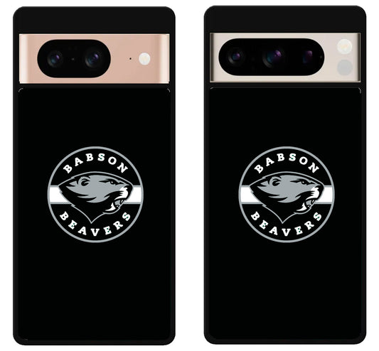 Babson College Beavers Black Google Pixel 8 | 8 Pro Case