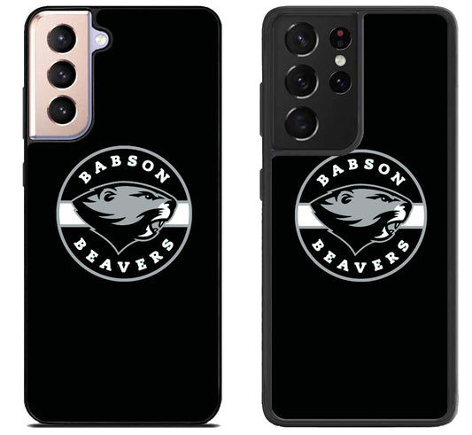 Babson College Beavers Black Samsung Galaxy S21 | S21 FE | S21+ | S21 Ultra Case