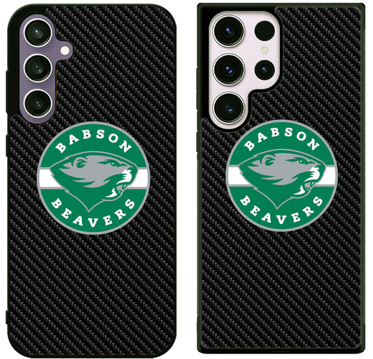 Babson College Beavers Carbon Samsung Galaxy S25 | S25+ | S25 Ultra Case