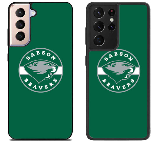 Babson College Beavers Logo Samsung Galaxy S21 | S21 FE | S21+ | S21 Ultra Case