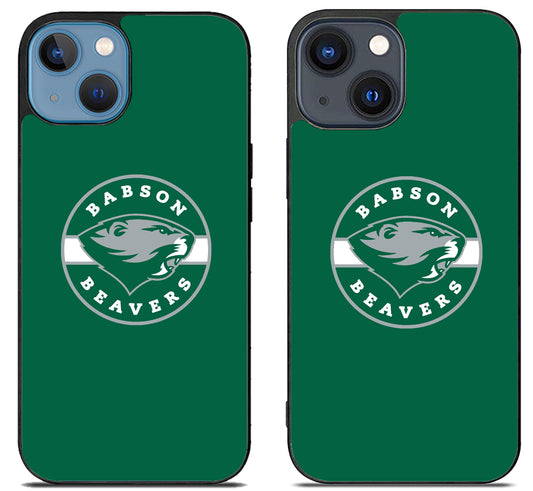 Babson College Beavers Logo iPhone 15 | iPhone 15 Plus Case