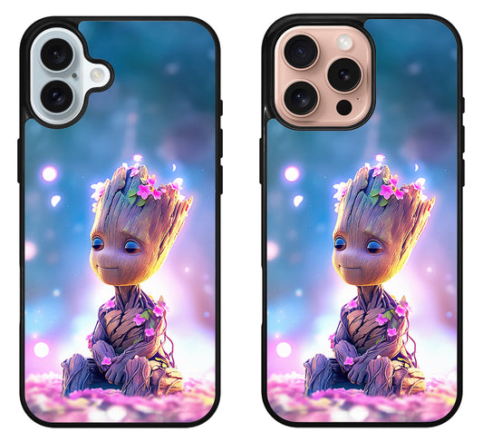 Baby Groot Cute iPhone 16 | 16 Plus | 16 Pro | 16 Pro Max Case