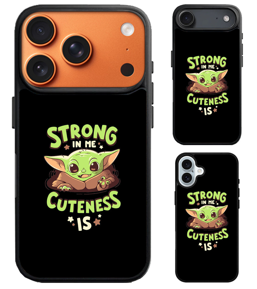 Baby Yoda Cuteness iPhone Air | iPhone 17 | 17 Pro | 17 Pro Max Case