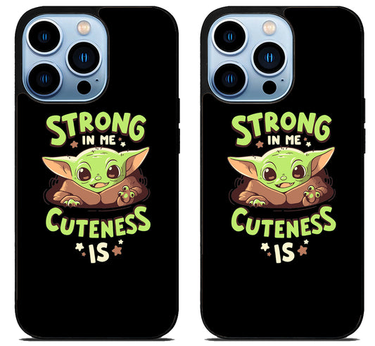 Baby Yoda Cuteness iPhone 15 Pro | iPhone 15 Pro Max Case