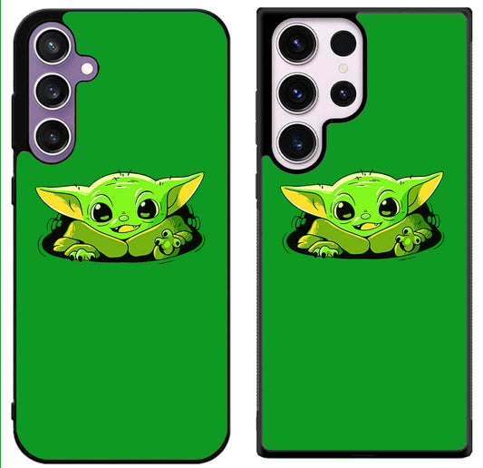 Baby Yoda Green Samsung Galaxy S24 | S24+ | S24 Ultra Case