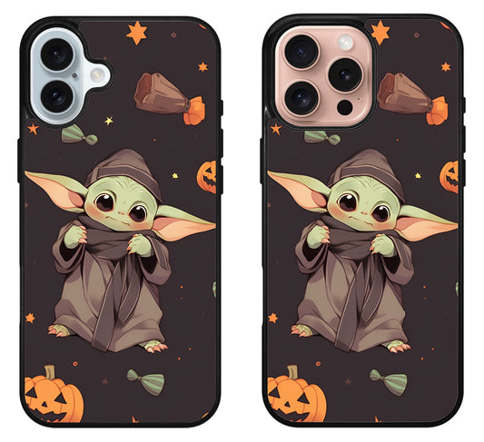 Baby Yoda Halloween iPhone 16 | 16 Plus | 16 Pro | 16 Pro Max Case