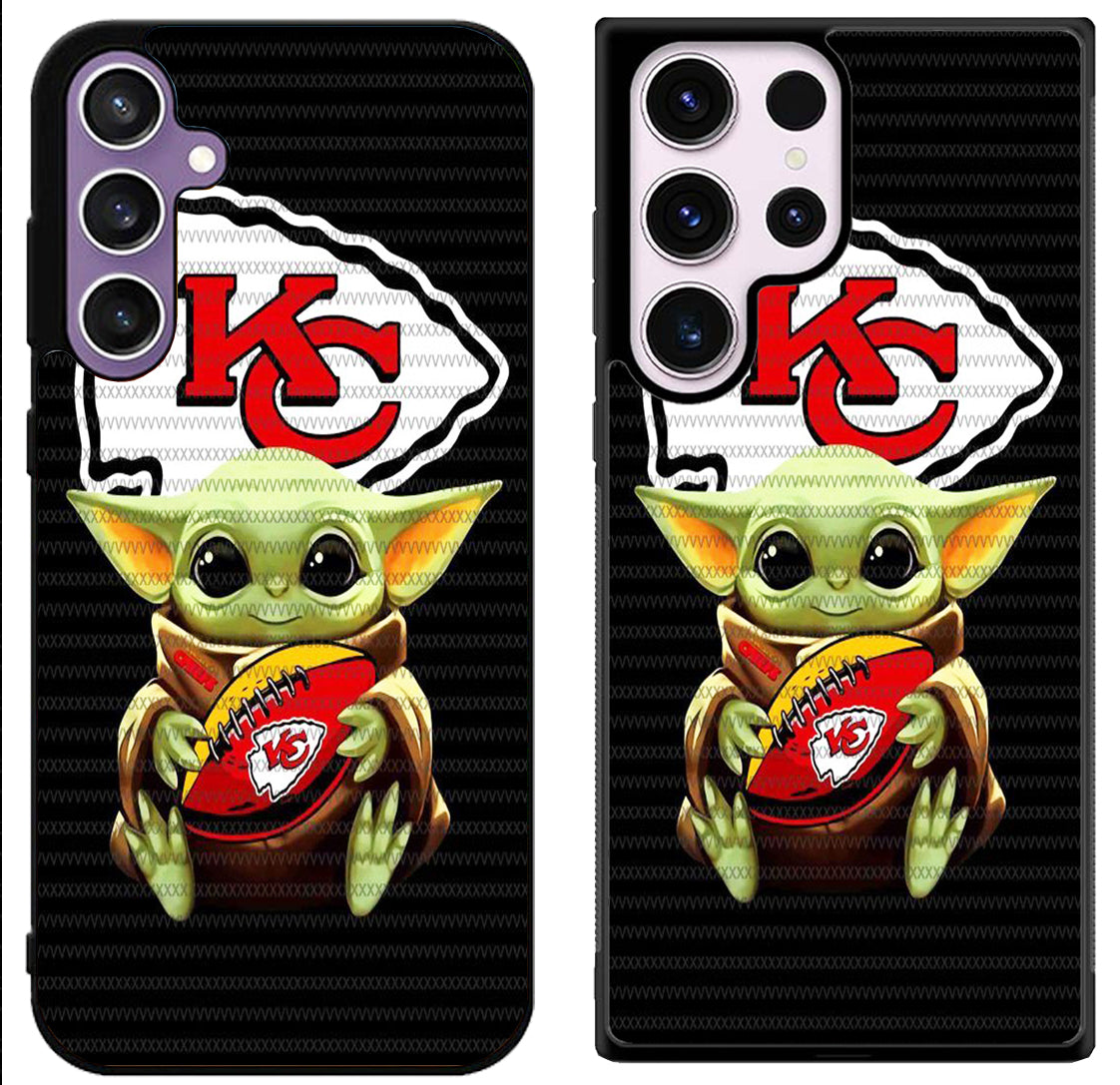 Baby Yoda Kansas City Chiefs Samsung Galaxy S24 | S24+ | S24 Ultra Case