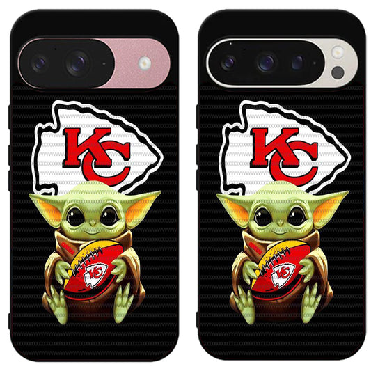 Baby Yoda Kansas City Chiefs Google Pixel 9 | 9 Pro | 9 Pro XL Case