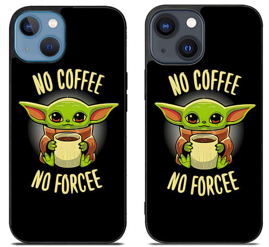Baby Yoda No Coffe No Force iPhone 15 | iPhone 15 Plus Case