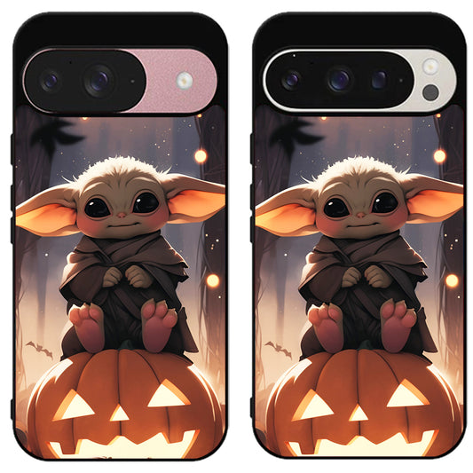 Baby Yoda Pumpkin Halloween Google Pixel 9 | 9 Pro | 9 Pro XL Case